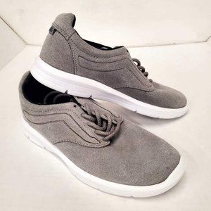 Vans Big Boy's Ultra Cush Lite Shoes, Grey, Size 4